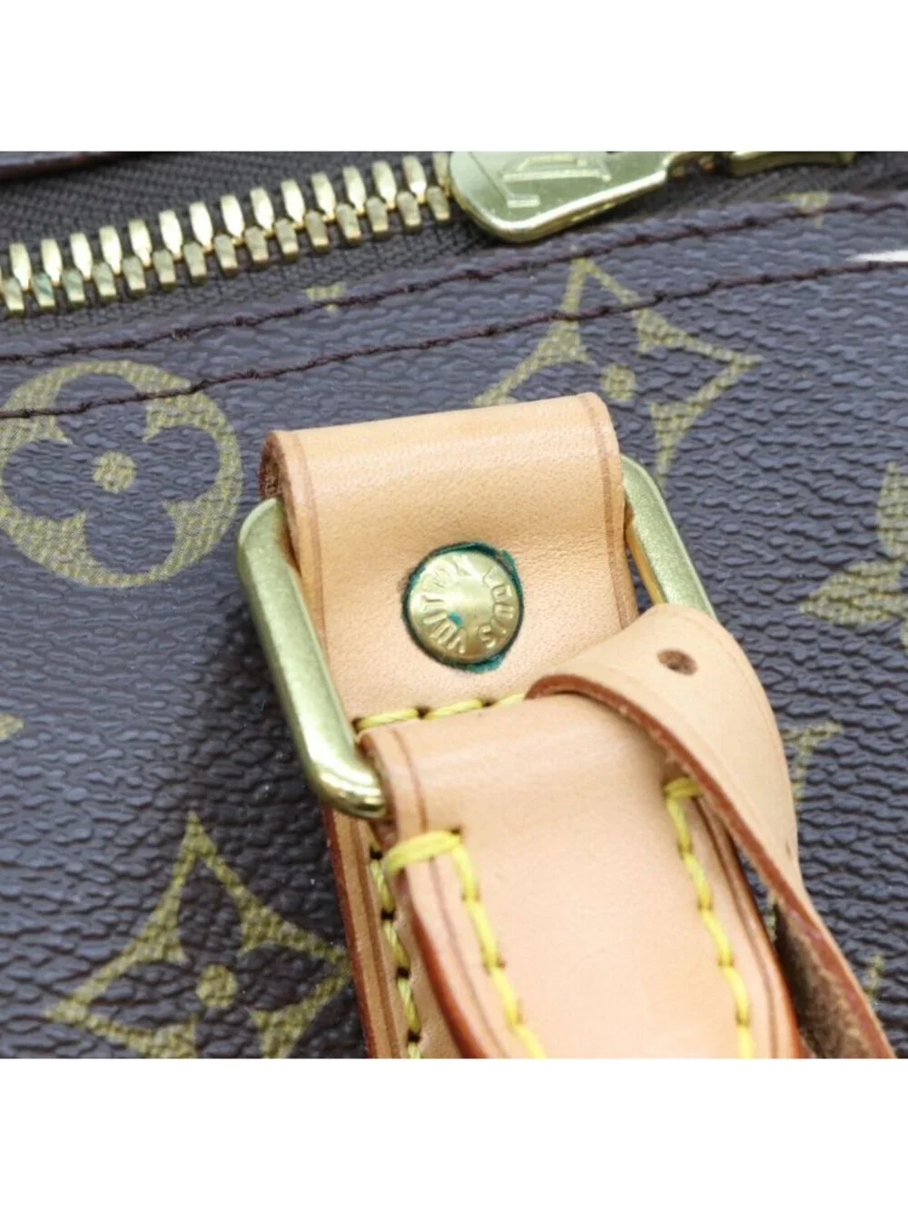 Louis Vuitton Brown Monogram Keepall 45 Boston Bag